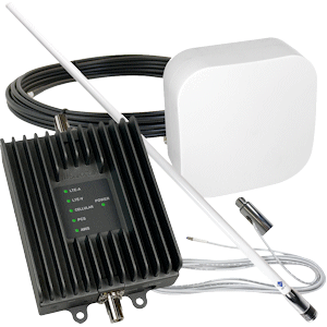 Marine SureCall Fusion2Go 3.0 Cell Signal Booster with 38-Inch High-Gain Antenna Top Signal Series