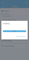 Change operator, step 4: Installing Nextivity CEL-FI WAVE smartphone app change operator: Installing