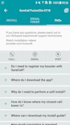 SureCall smartphone app FAQs