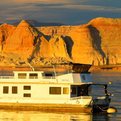 Houseboats on Lake Powell, Arizona
