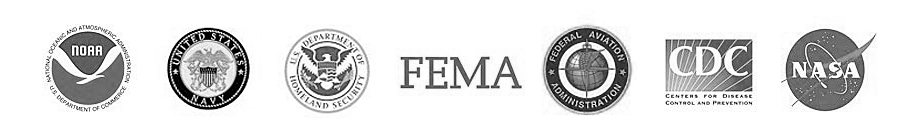 Some of Powerful Signal’s government clients NOAA, US Navy, DHS, FEMA, FAA, CDC, NASA