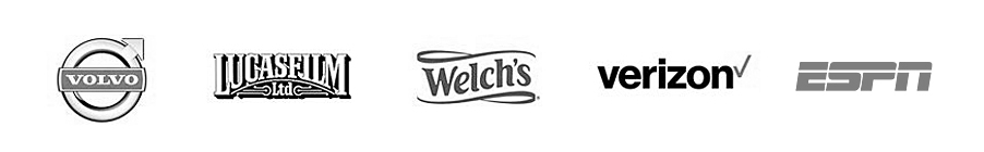 Some of Powerful Signal’s high-rise and office building industry clients Volvo, Lucasfilm LTD, Welch's, Verizon, ESPN
