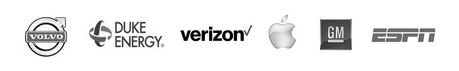 Some of Powerful Signal’s large building industry clients Volvo, Duke Energy, Verizon, Apple, General Motors, ESPN