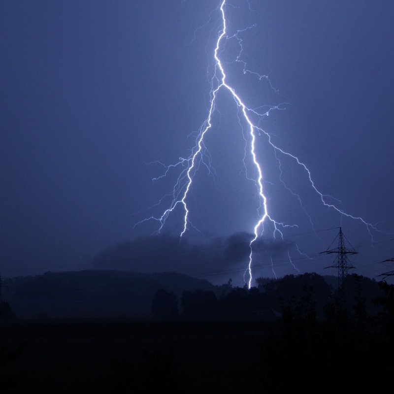 Lightning strike