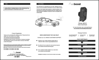 Download the weBoost Drive 4G-S 470107 install guide (PDF)