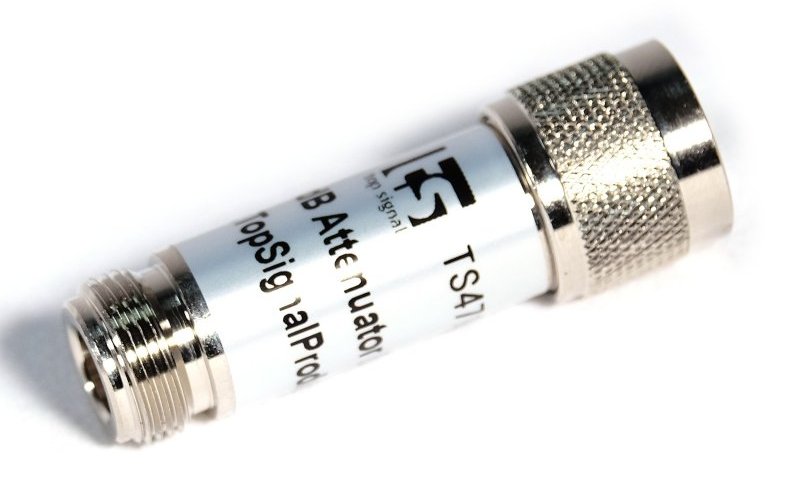 Top Signal 50‑ohm attenuator